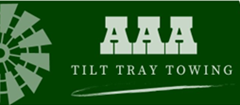 Logo for AAA Tilt Tray Towing